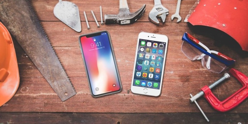 màn hình iphone nứt