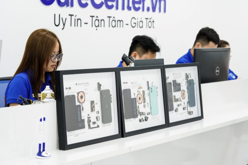 tiêu chí lựa chọn sửa chữa iphone