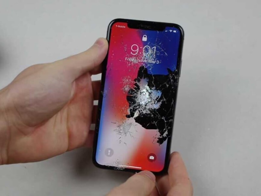 màn hình iphone x bị điểm ảnh chết