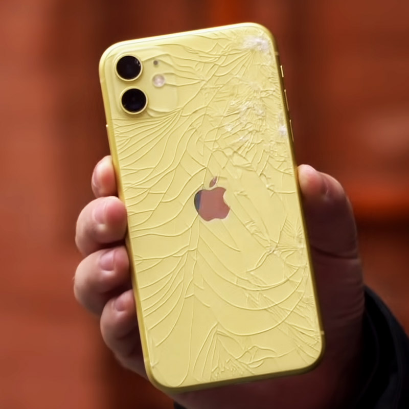 Kính lưng iPhone X bị hỏng