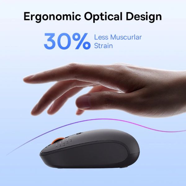 chuột không dây baseus thiết kế công thái học