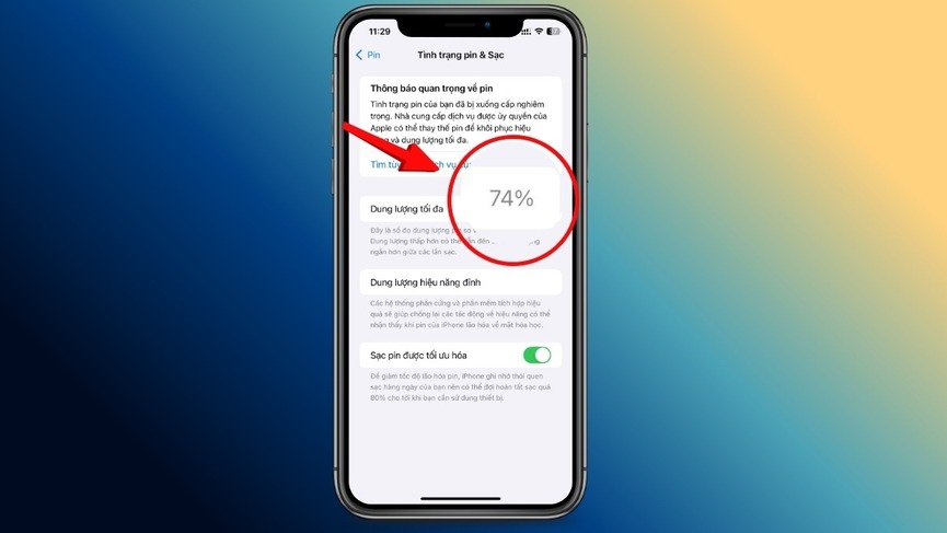 Pin tụt nhanh bất thường