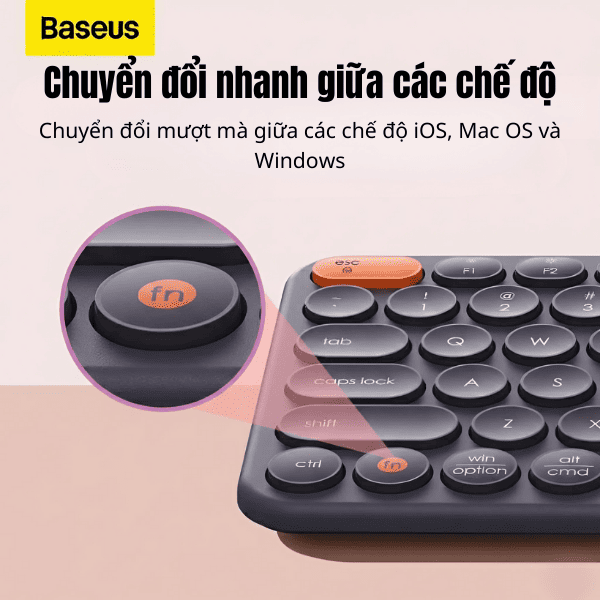 B&Agrave;N PH&Iacute;M K01B - KẾT NỐI 3 THIẾT BỊ