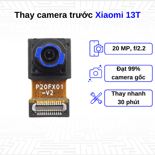 thay camera trước xiaomi 13t