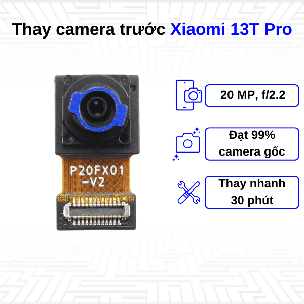 thay camera trước xiaomi 13t pro