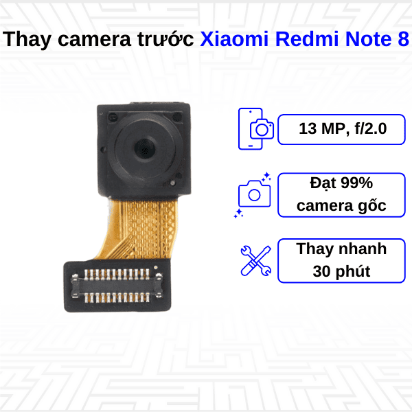 thay camera trước xiaomi redmi note 8