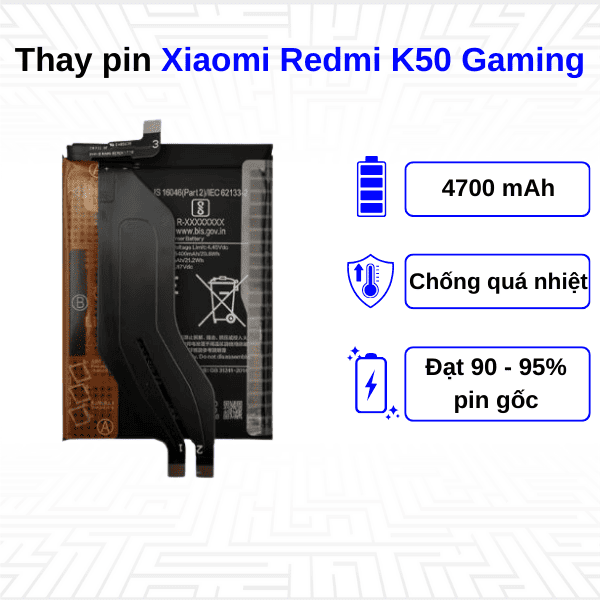 thay camera trước xiaomi redmi k50 gaming