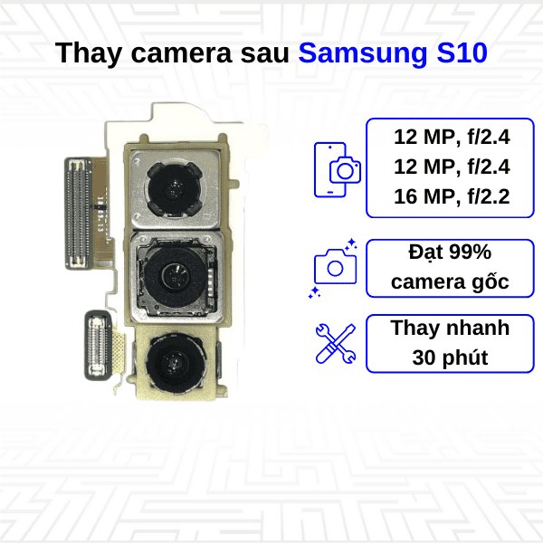 thông số kỹ thuật của camera samsung s10