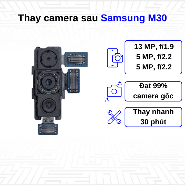 th&ocirc;ng số kỹ thuật của camera samsung m30