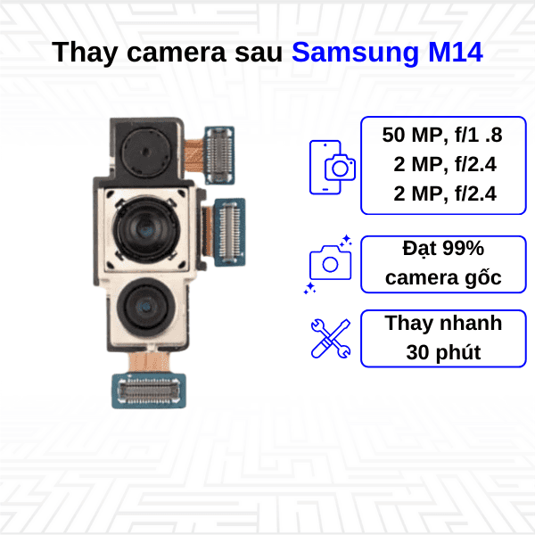 thông số kỹ thuật của camera samsung m14