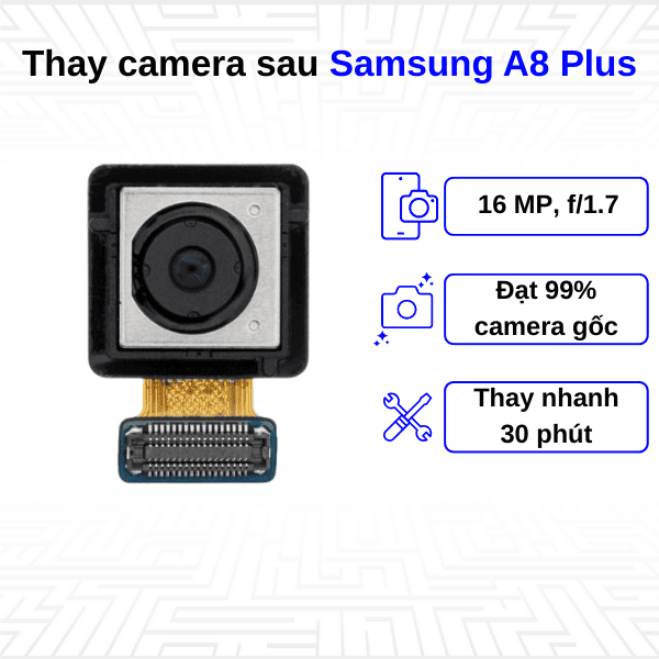 th&ocirc;ng số kỹ thuật của camera samsung a8 plus