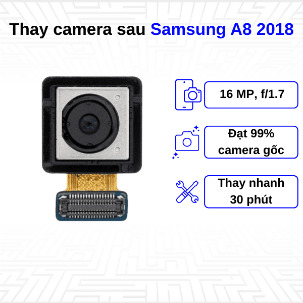 thông số kỹ thuật của camera samsung a8 2018