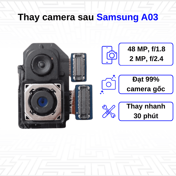 thông số kỹ thuật của camera samsung a03