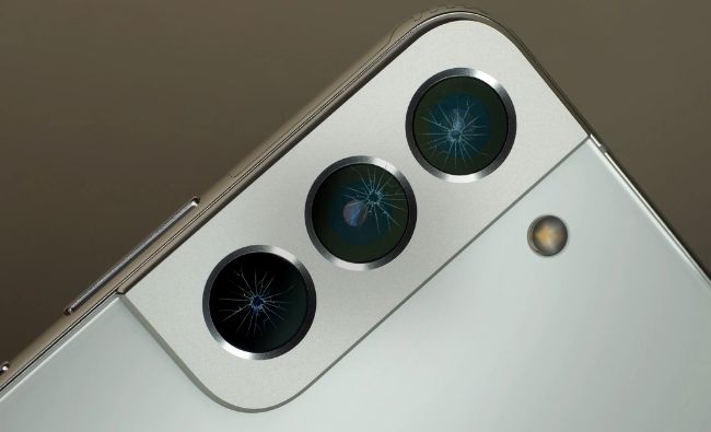 camera samsung s22 5g bị vỡ