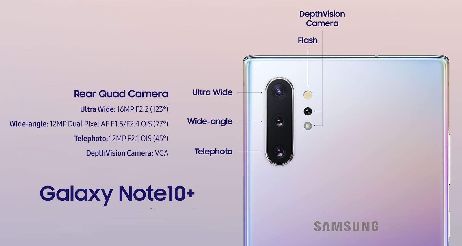 th&ocirc;ng số kỹ thuật của camera samsung note 10 plus
