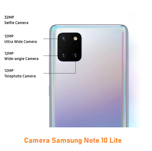 th&ocirc;ng số kỹ thuật của camera samsung note 10 lite