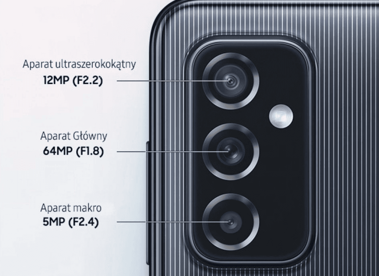 th&ocirc;ng số kỹ thuật của camera samsung m52 5g