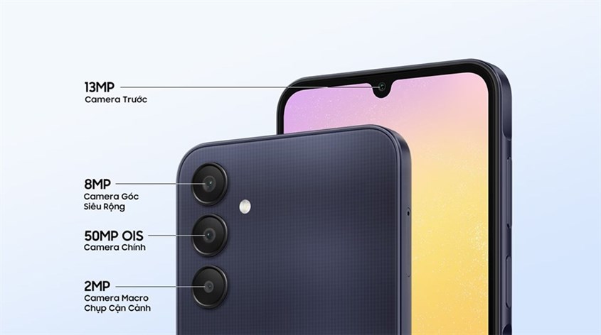 thông số kỹ thuật của camera samsung a25