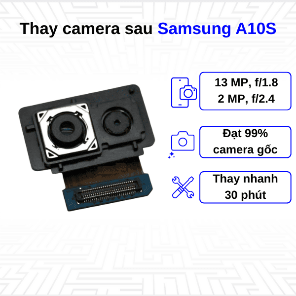 thông số kỹ thuật của camera samsung a10s