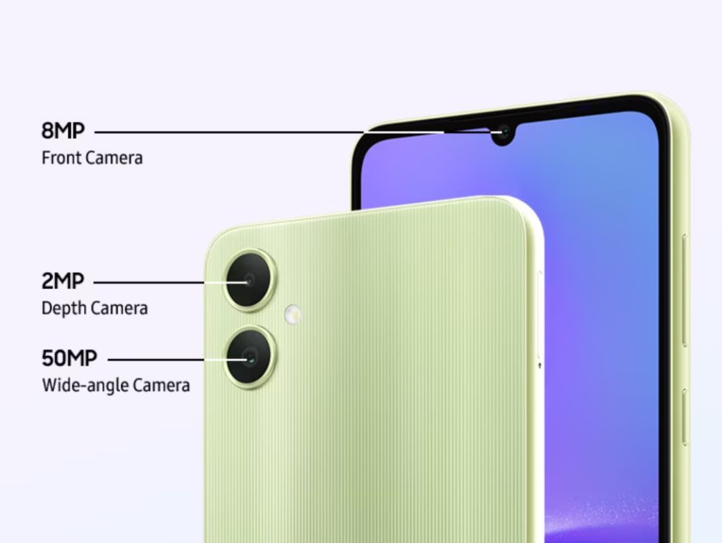 thông số kỹ thuật của camera samsung a05