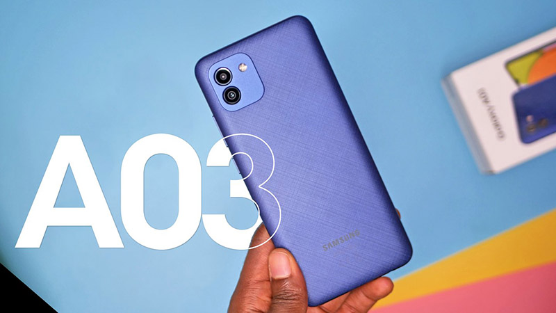 thông số kỹ thuật của camera samsung a03