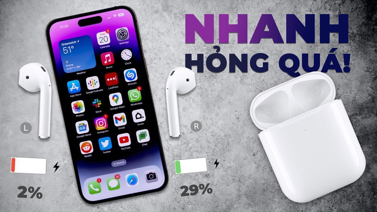 airpods bị chai pin